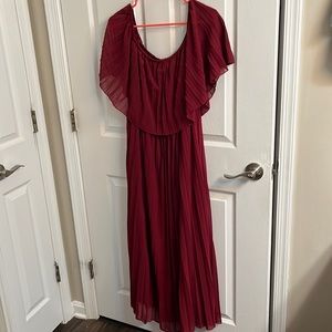 Off the shoulder dress